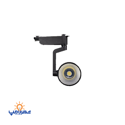 چراغ ریلی 30 وات پارس شعاع توس بدنه مشکی