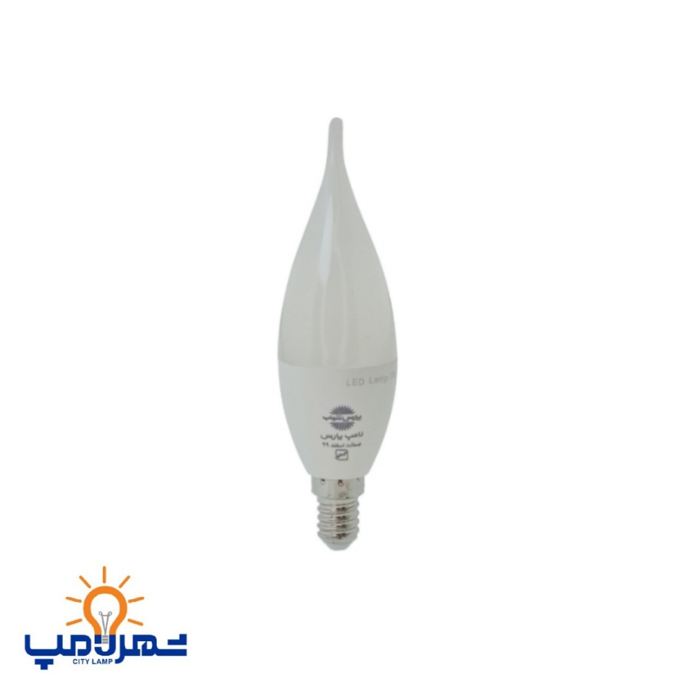 لامپ ال ای دی 7 وات مدل اشکی مات پارس شهاب پایه E14