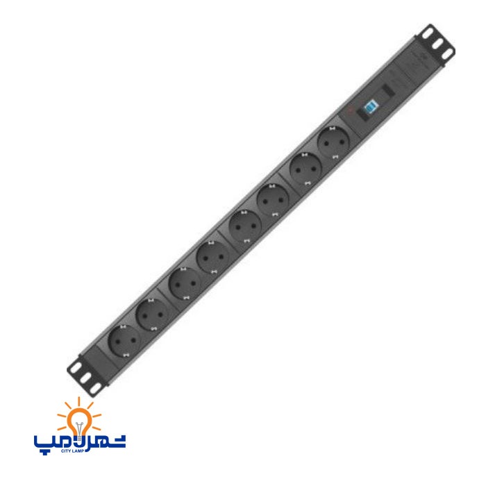  8 خانه رک مونت مدل پارسا فیوزدار پارت الکتریک