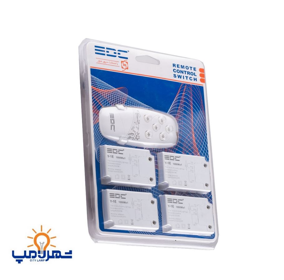 ریموت کنترل روشنایی ۶ کانال بیس جدا ای دی سی(EDC)