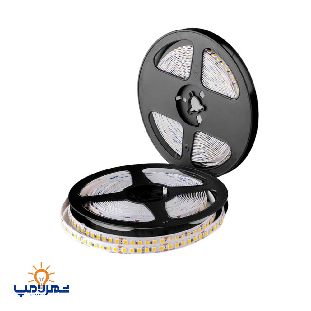 ریسه نواری 12 ولت 6 ال ای دی برش تراکم 180 ای دی سی(5 متری)