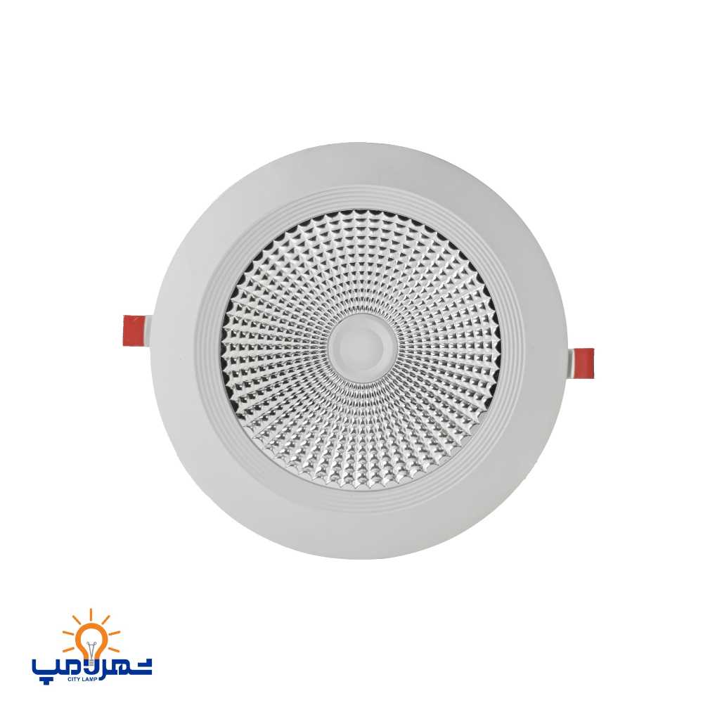 چراغ سیلندری 30 وات توکار مدل نیلوفر پارس شهاب (کارتن 8 عددی)