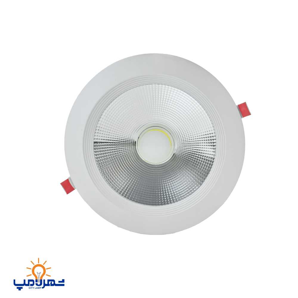 چراغ سیلندری 60 وات توکار مدل نیلوفر پارس شهاب (کارتن 8 عددی)