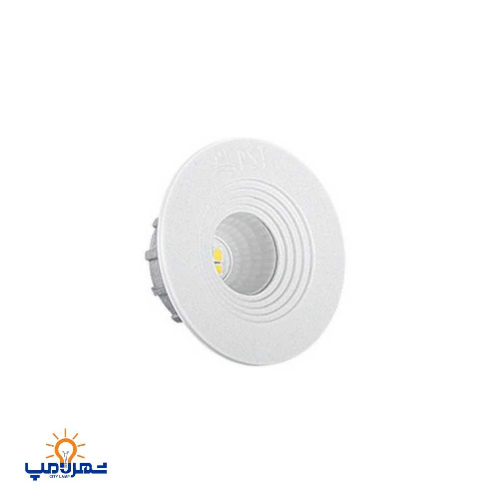 چراغ سیلندری 3 وات توکار مدل چشمی پارس شعاع توس