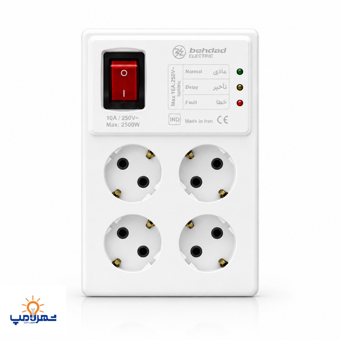 محافظ 4 خانه مغزی سرامیک بهداد الکتریک