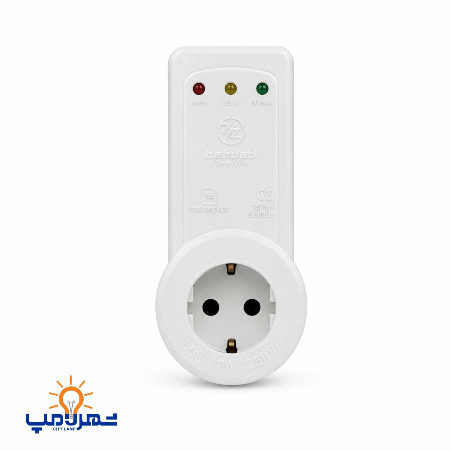 محافظ پکیج دوشاخه دار  مغزی سرامیکی بهداد الکتریک