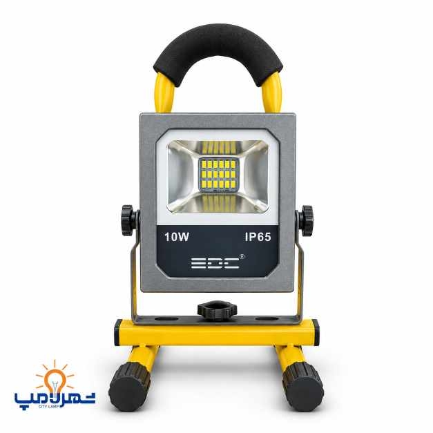 پروژکتور سیار 10 وات مدل شارژی EDC