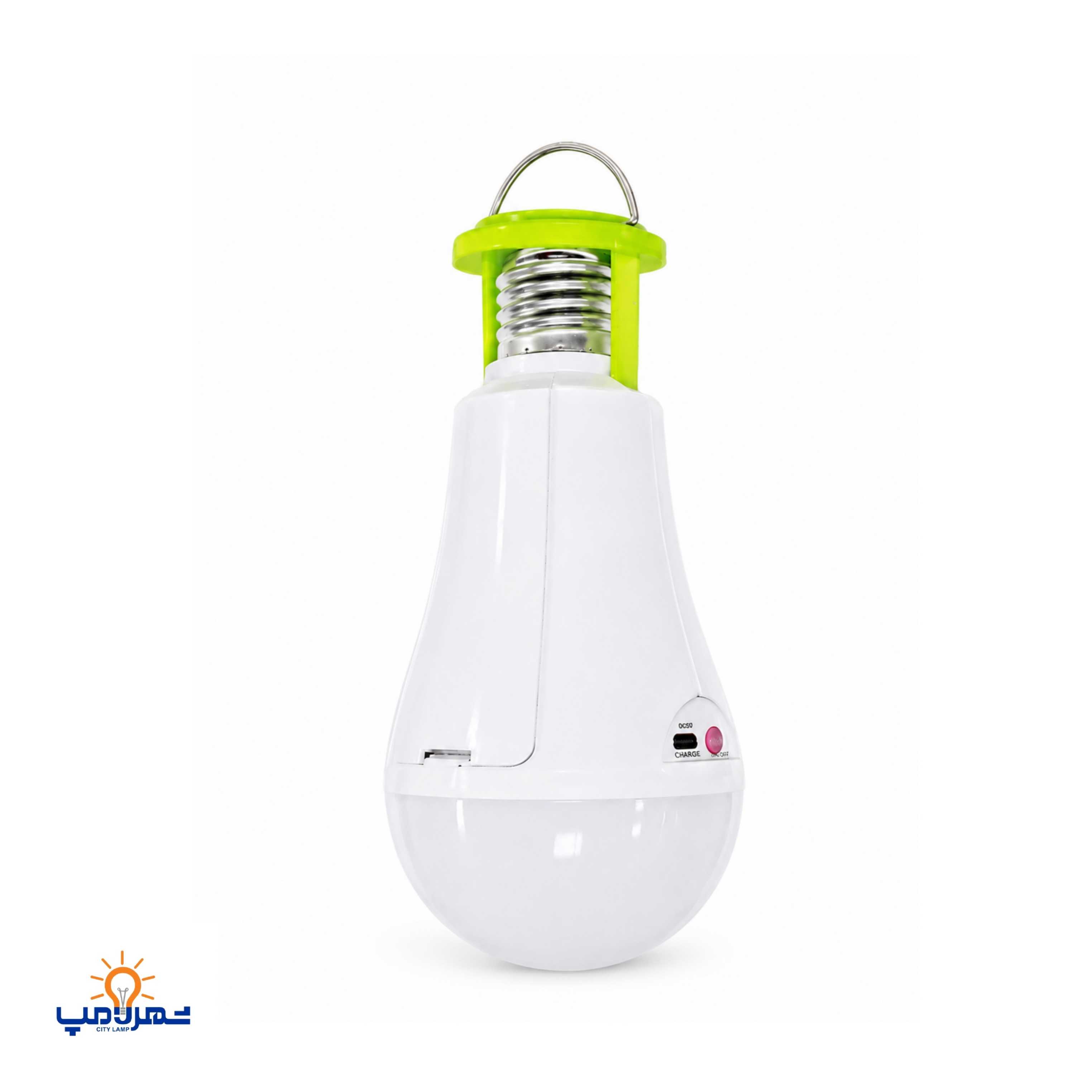 چراغ اضطراری ۱۲ وات حبابی سرپیچی و آویز ویمکس مدل IR-V1212