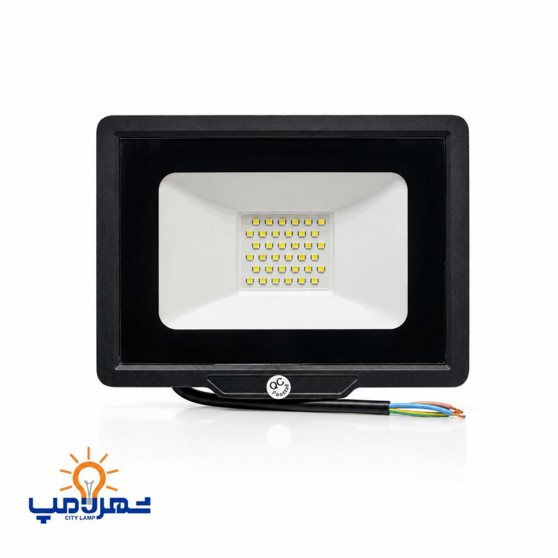 پروژکتور 30 وات اوپال DOB دور نقره ای پارس شهاب