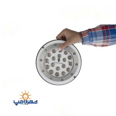 چراغ استخری توکار 3×18 مدل فول کالر سیلویا طلوع نورپایا