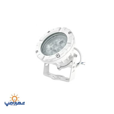 چراغ نما روکار 7 وات بدنه سفید شعاع