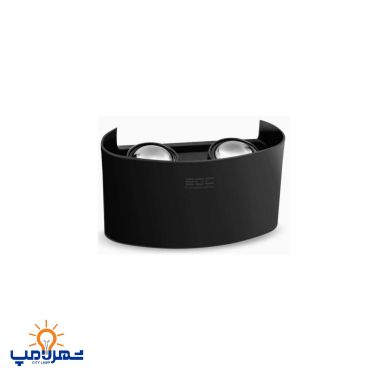 چراغ دیواری داخلی 8 وات بدنه مشکی مدل دکورا  ای دی سی