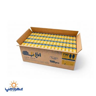 لامپ ال ای دی 7 وات مدل اشکی افراتاب(100 عددی)