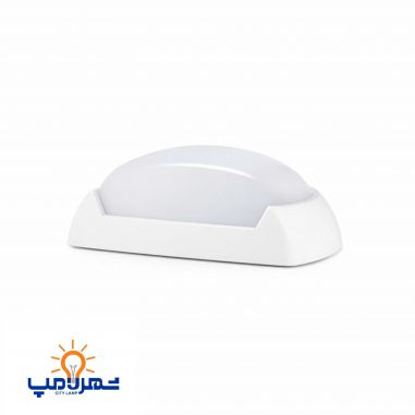 چراغ دیواری/سقفی ۱۲وات ضد آب شعاع(بدنه سفید)
