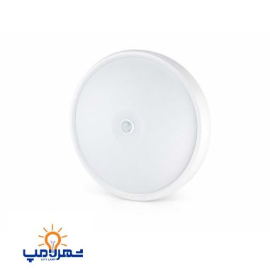 چراغ سقفی روکار سنسوردار 24 وات دایره مدل فتوسنس ای دی سی  