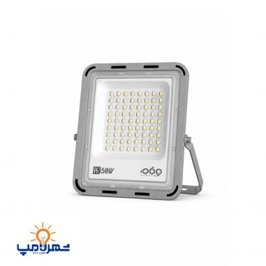 پروژکتور ال ای دی 50وات دور نقره ای فرنام