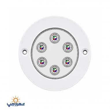 چراغ استخری توکار فول کالر 18 وات با رنگ استاتیک کوره ای ضد کلر 18TOEF برند Emax