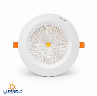 چراغ سیلندری 30 وات توکار گرد مدل 216R-R30 نمانور