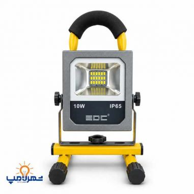 پروژکتور سیار 10 وات مدل شارژی EDC