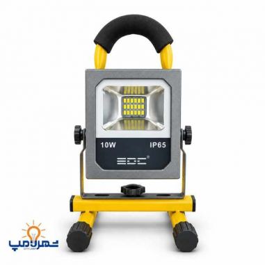 پروژکتور سیار 10 وات مدل شارژی EDC