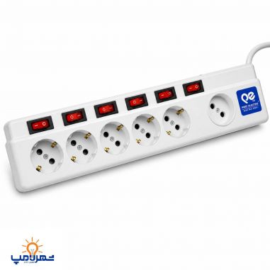 چندخانه فیوزدار 5 به علاوه 1 مدل 0644-F پارت الکتریک
