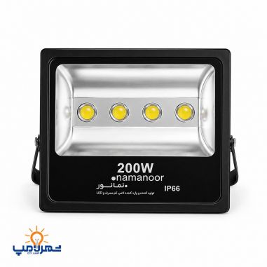 پروژکتور 200 وات COB لنزدار سری W نمانور