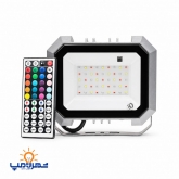 پروژکتور 50 وات اوپال DOB دور نقره ای (هفت رنگ) پارس شهاب