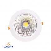 چراغ سیلندری 80 وات توکار گرد مدل 216R-R80 نمانور
