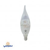 لامپ ال ای دی 6 وات مدل اشکی شفاف پارس شهاب پایه E14