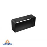 چراغ دیواری روکار12 وات مدل مستطیل بدنه مشکی ای دی سی