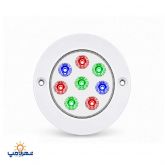 چراغ استخری توکار مولتی کالر 9 وات با رنگ استاتیک کوره ای ضد کلر 9TOEM برند Emax