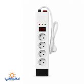 محافظ 4 خانه دیجیتال با تبدیل بدون ارت مدل رونیکس بهداد الکتریک