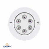 چراغ استخری توکار فول کالر 18 وات با رنگ استاتیک کوره ای ضد کلر آلومینومی 18TOEF برند Emax