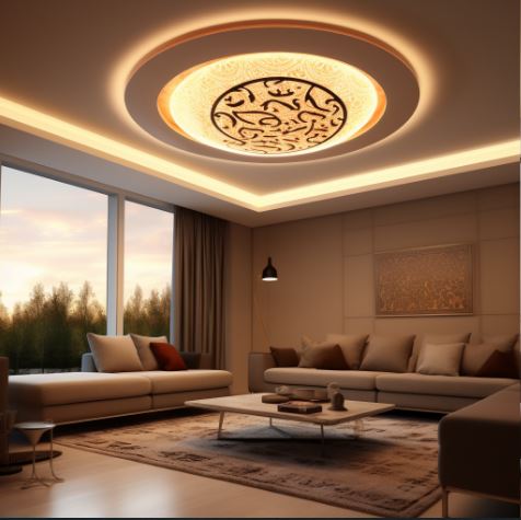 قیمت چراغ سقفی روکار تزیینی
